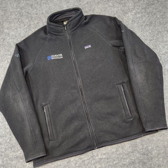 Patagonia Mens XL Better Sweater Full Zip Fleece Jacket Black Davis Galvan JBG - Picture 2 of 14